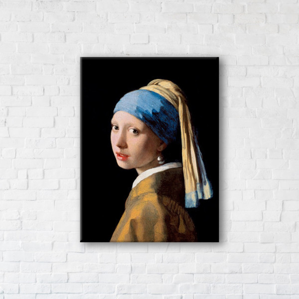 

Картина на холсте прямоугольная I-Art The girl with pearl (Johannes Vermeer) 45x60см