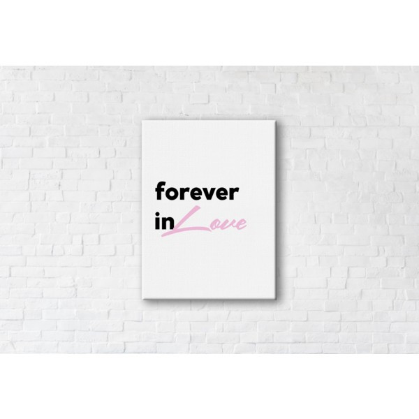 

Картина на холсте прямоугольная I-Art Forever In Love 45x60см