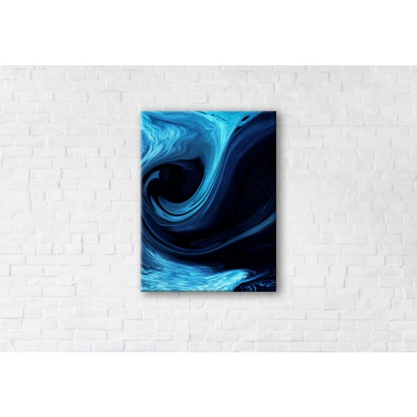 

Картина на холсте прямоугольная I-Art Blue Wave 75x100см