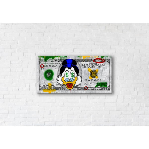 

Картина на холсте прямоугольная I-Art Scroodge 60x120см