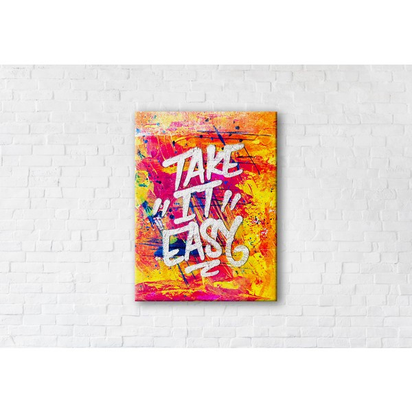 

Картина на холсте прямоугольная I-Art Take It Easy 45x60см