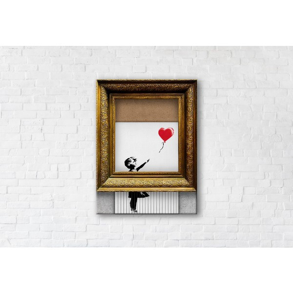 

Картина на холсте прямоугольная I-Art Banksy Balloon 50x65см