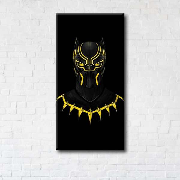 

Картина на холсте прямоугольная I-Art Black Panther 40x80см