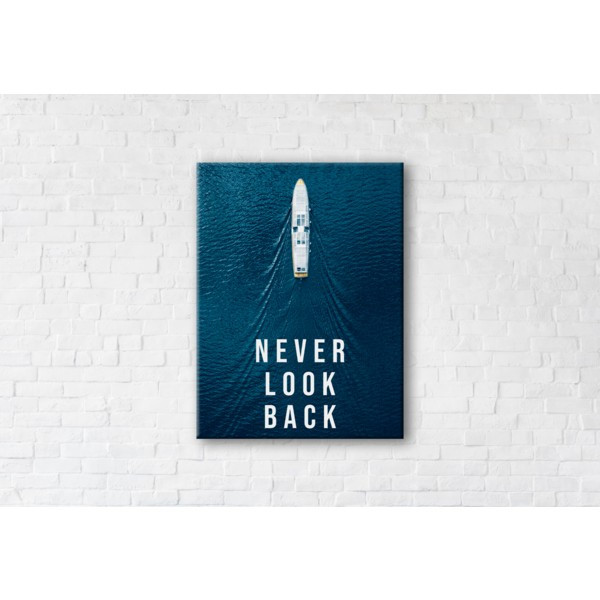 

Картина на холсте прямоугольная I-Art Never Look Back 45x60см