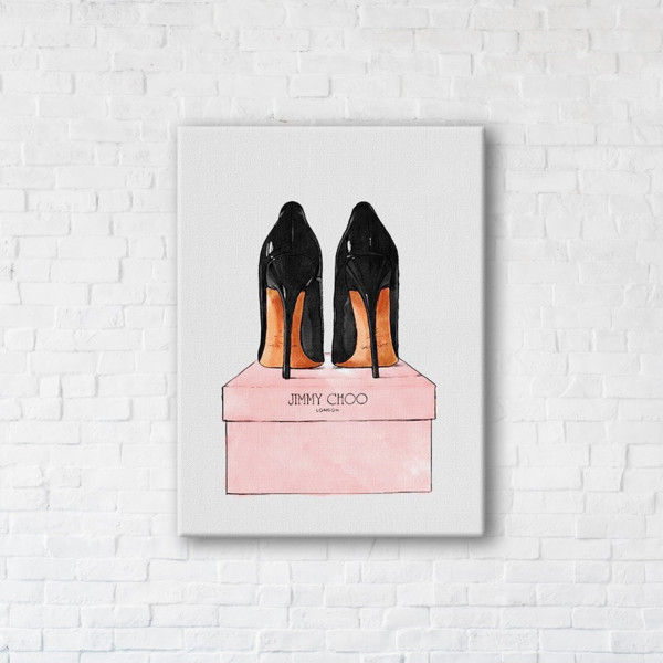 

Картина на холсте прямоугольная I-Art Jimmy Choo 50x65см