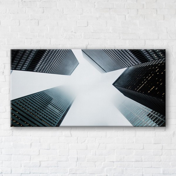 

Картина на холсте прямоугольная I-Art Skylines 90x180см