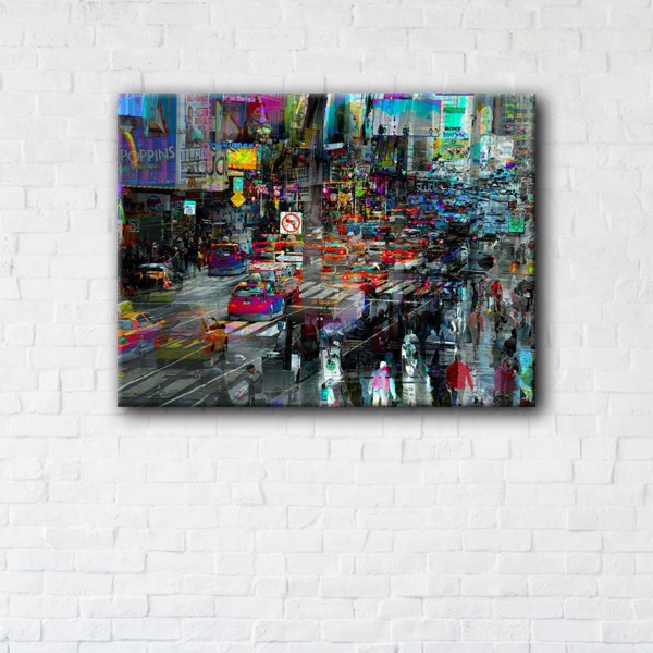 

Картина на холсте прямоугольная I-Art Traffic Congestion 50x65см