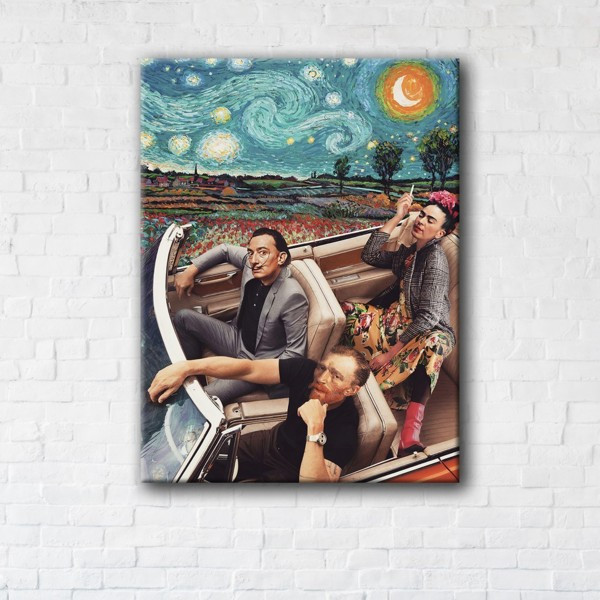 

Картина на холсте прямоугольная I-Art Once Upon a Time 50x65см