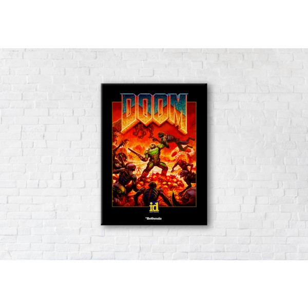 

Картина на холсте прямоугольная I-Art Doom 75x100см