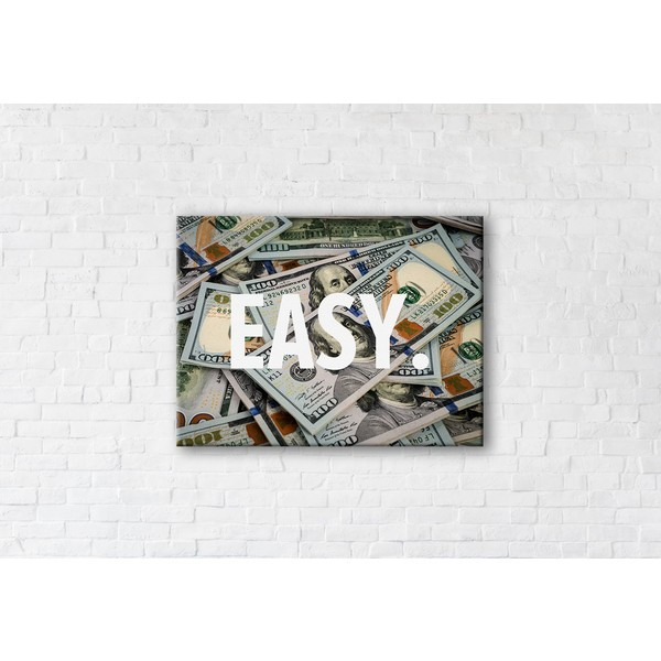 

Картина на холсте прямоугольная I-Art Easy Money 50x65см