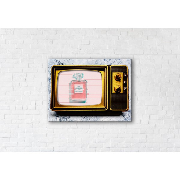 

Картина на холсте прямоугольная I-Art Chanel 5 45x60см