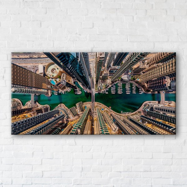 

Картина на холсте прямоугольная I-Art City Of Dubai 40x80см