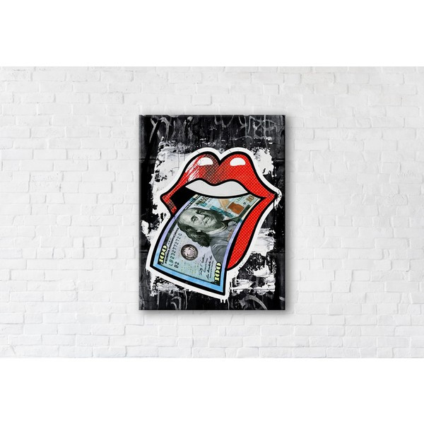 

Картина на холсте прямоугольная I-Art The Rolling Stones 110x145см