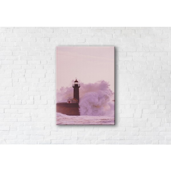 

Картина на холсте прямоугольная I-Art Lighthouse In The Sea 50x65см