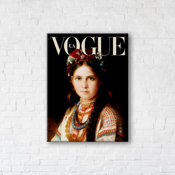 

Картина на холсте прямоугольная I-Art Ukrainian Vogue 45x60см