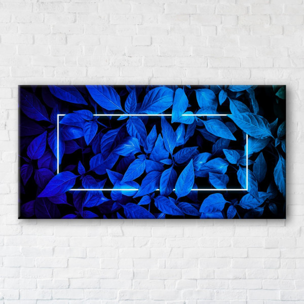 

Картина на холсте прямоугольная I-Art Blue rectangle 90x180см