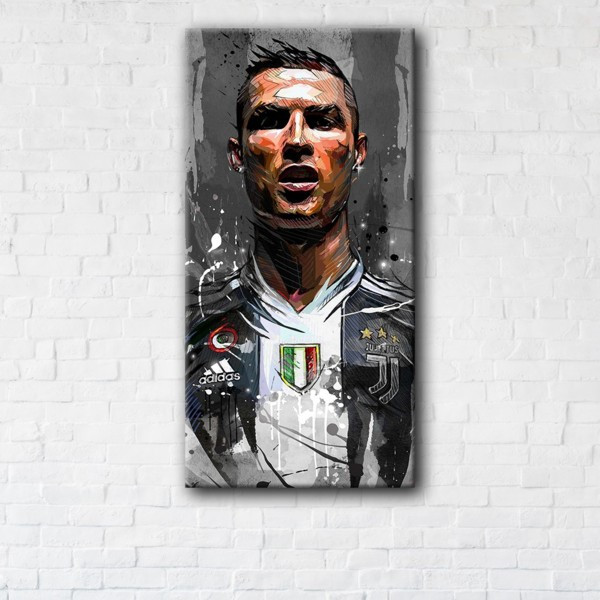 

Картина на холсте прямоугольная I-Art Cristiano Ronaldo 50x100см