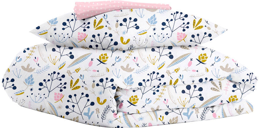 

Комплект постельного белья Cosas Bush Rose Dots Rose 110х140 см