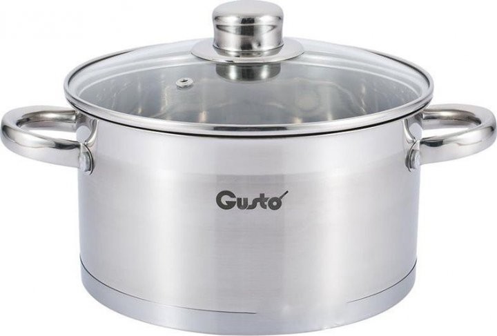 

Кастрюля традиционная кухонная Gusto PLANO GT-1156-23 4.5 л 23 см (15-GT-1156-23)