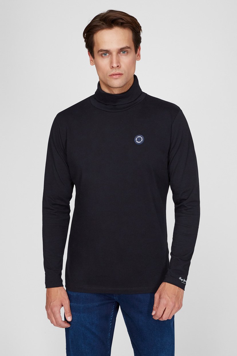 

Мужской черный гольф WALLO Pepe Jeans  PM508031, Мужской черный гольф WALLO Pepe Jeans L PM508031