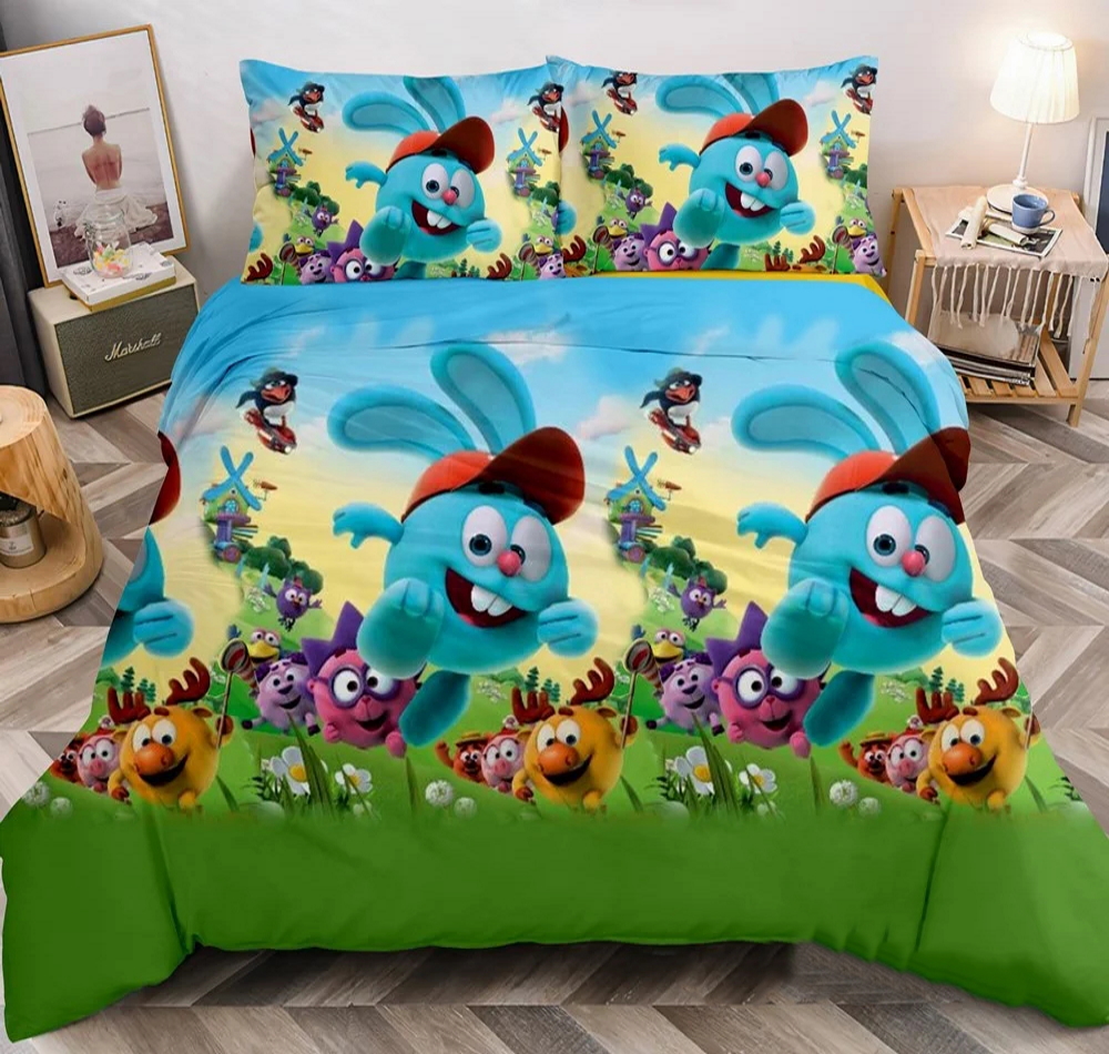 

Простынь MirSon Бязь Premium 17-0318 Smeshariki 150x220 см