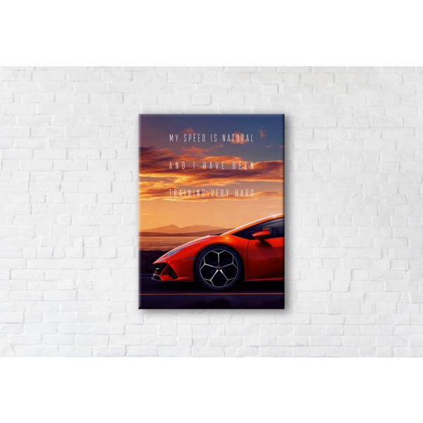 

Картина на холсте прямоугольная I-Art Speed 75x100см