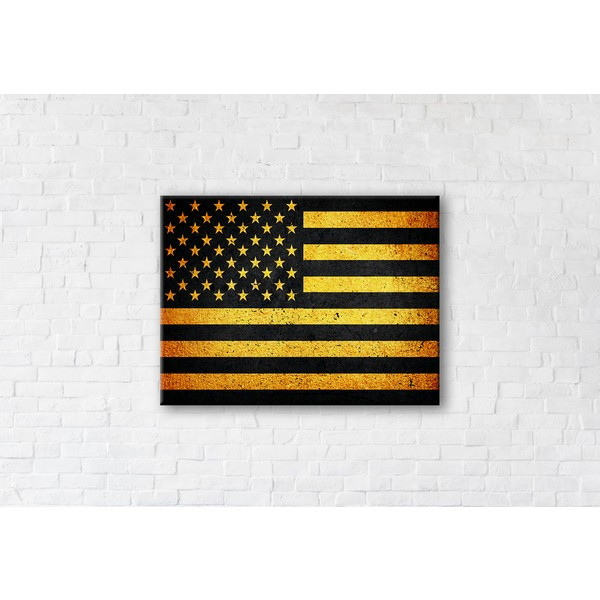 

Картина на холсте прямоугольная I-Art Usa Gold 50x65см