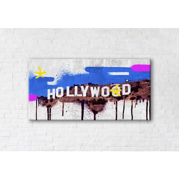 

Картина на холсте прямоугольная I-Art Hollywood 90x180см