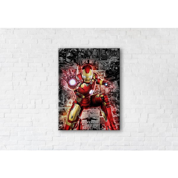 

Картина на холсте прямоугольная I-Art Iron Man 110x145см