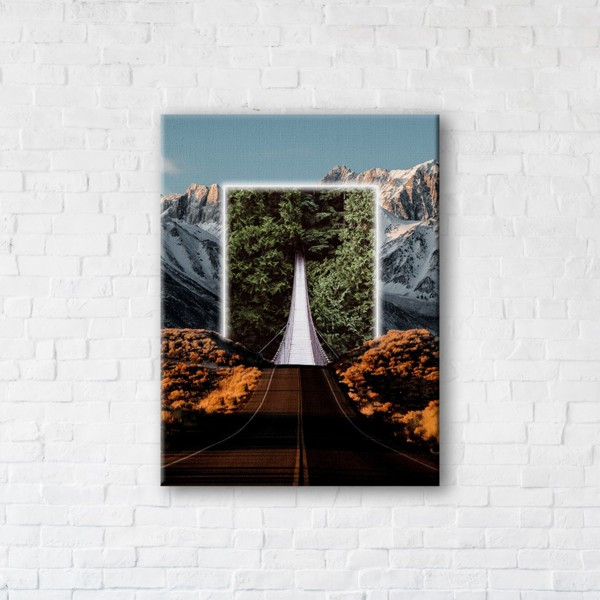 

Картина на холсте прямоугольная I-Art Day Portal 50x65см