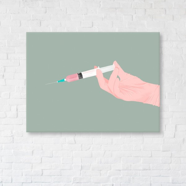 

Картина на холсте прямоугольная I-Art Injection 75x100см