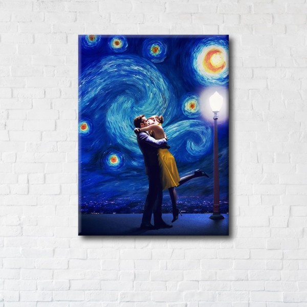 

Картина на холсте прямоугольная I-Art La La Land 90x120см