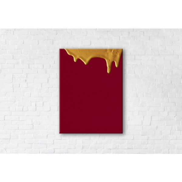 

Картина на холсте прямоугольная I-Art Burgundy Gold 90x120см