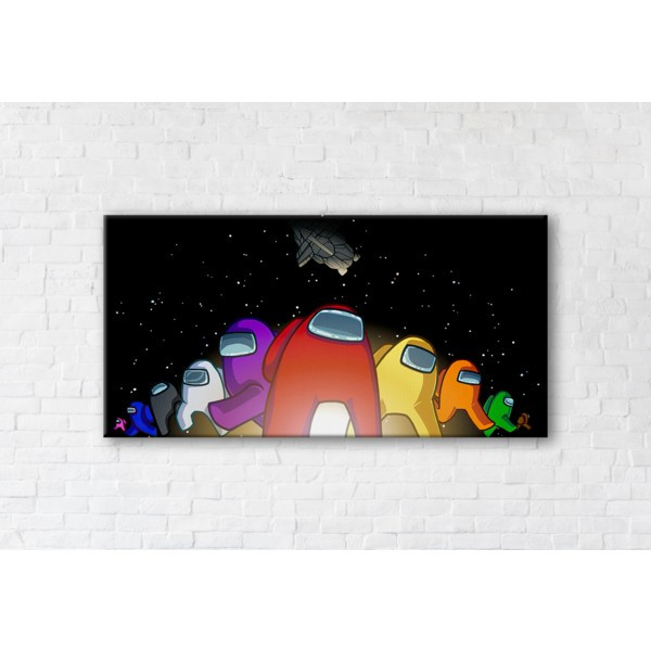 

Картина на холсте прямоугольная I-Art Among Us 40x80см