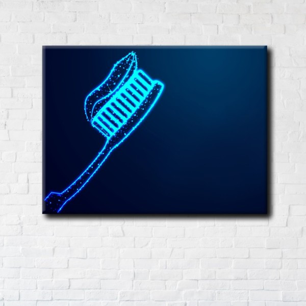 

Картина на холсте прямоугольная I-Art Toothbrush 90x120см