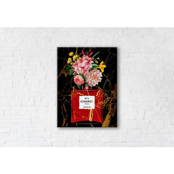 

Картина на холсте прямоугольная I-Art Chanel 5 Luxury 75x100см