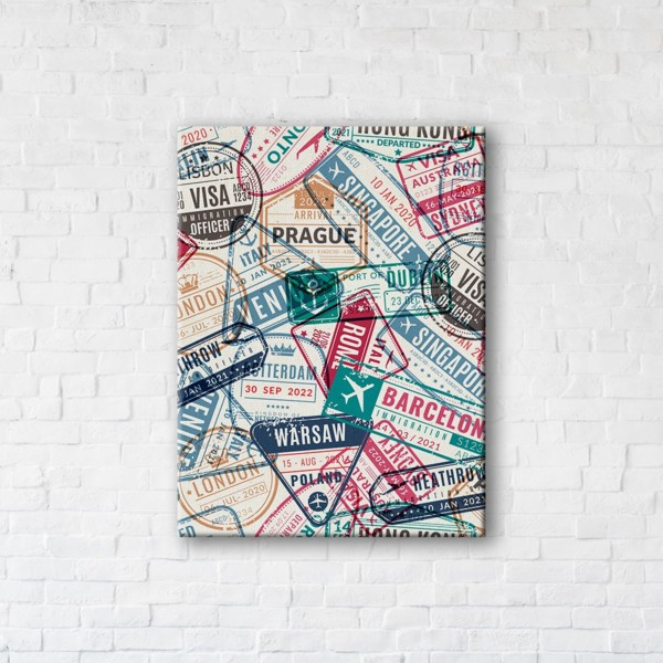 

Картина на холсте прямоугольная I-Art Stamps 50x65см
