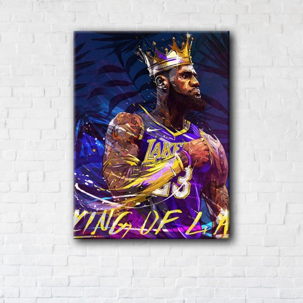 

Картина на холсте прямоугольная I-Art Lebron James 45x60см