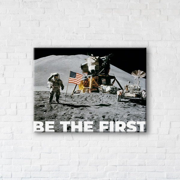 

Картина на холсте прямоугольная I-Art Be The First 90x120см