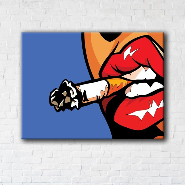 

Картина на холсте прямоугольная I-Art Cigarette 50x65см