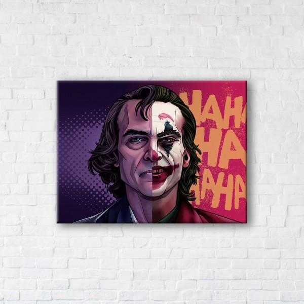 

Картина на холсте прямоугольная I-Art Joker 75x100см