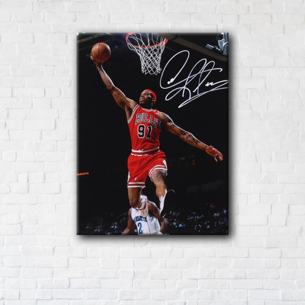

Картина на холсте прямоугольная I-Art Dennis Rodman 90x120см