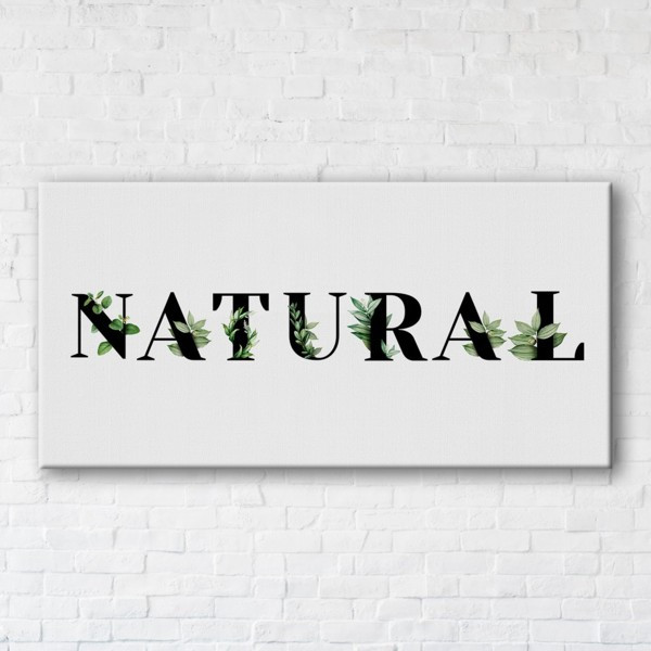 

Картина на холсте прямоугольная I-Art Natural 40x80см