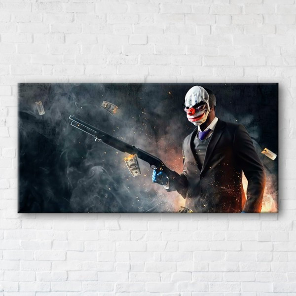 

Картина на холсте прямоугольная I-Art Payday 50x100см