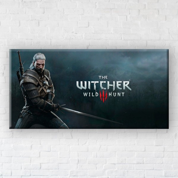 

Картина на холсте прямоугольная I-Art The Witcher 90x180см