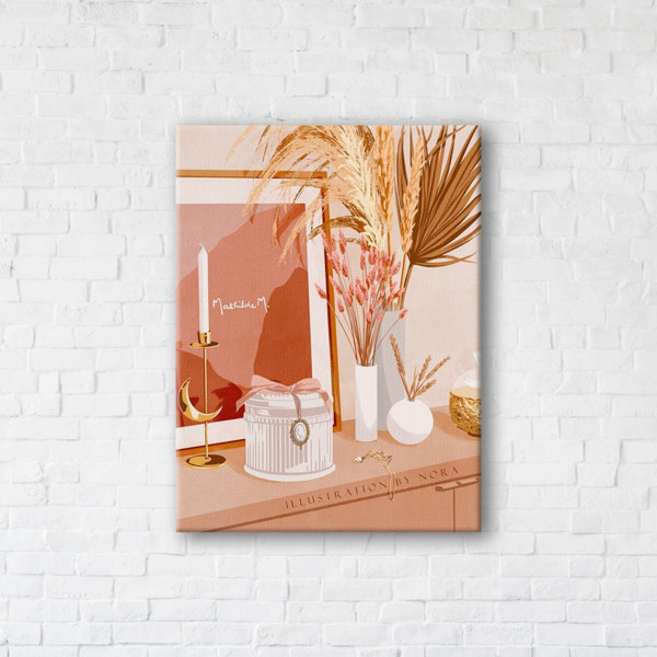 

Картина на холсте прямоугольная I-Art Light 50x65см