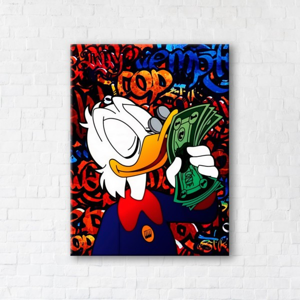 

Картина на холсте прямоугольная I-Art The Smell Of Money 45x60см
