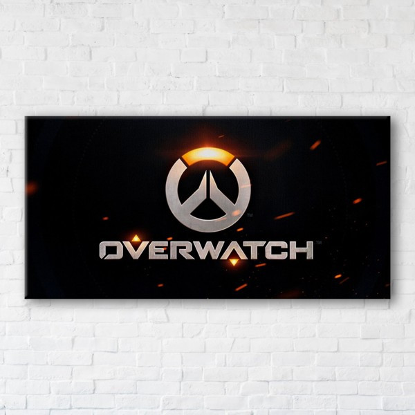 

Картина на холсте прямоугольная I-Art Overwatch 60x120см