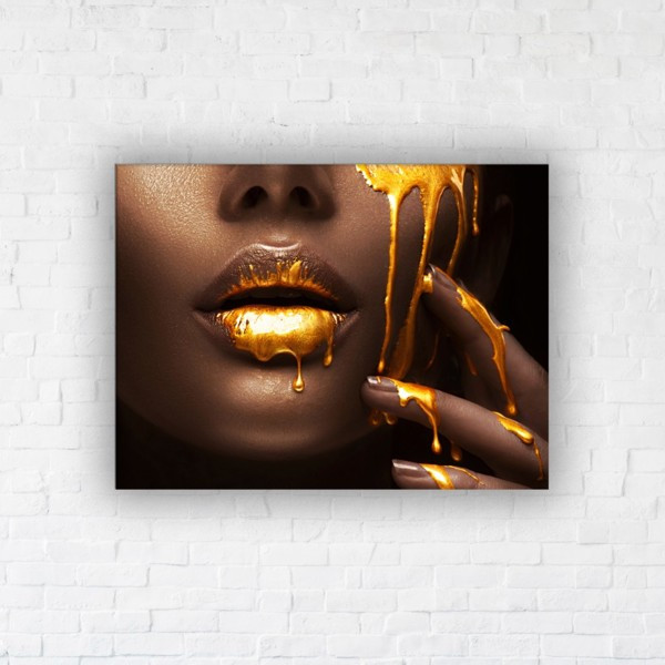 

Картина на холсте прямоугольная I-Art Golden Chocolate 75x100см
