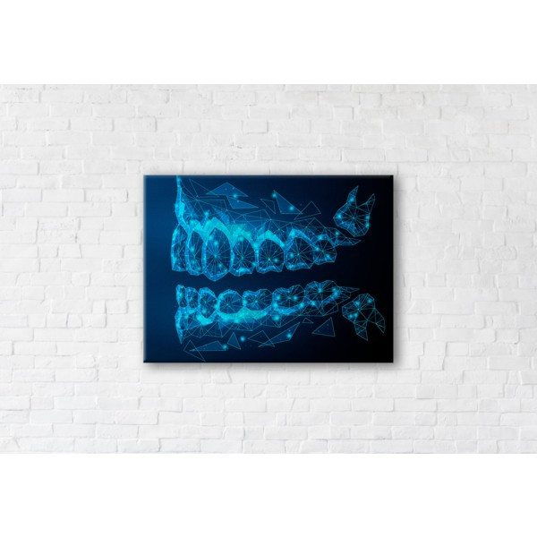 

Картина на холсте прямоугольная I-Art Graphic Jaw 50x65см